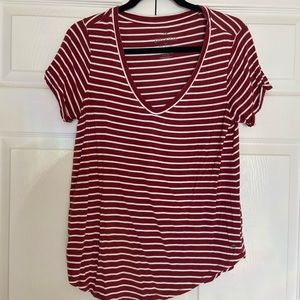 “Soft & Sexy” American Eagle striped tee